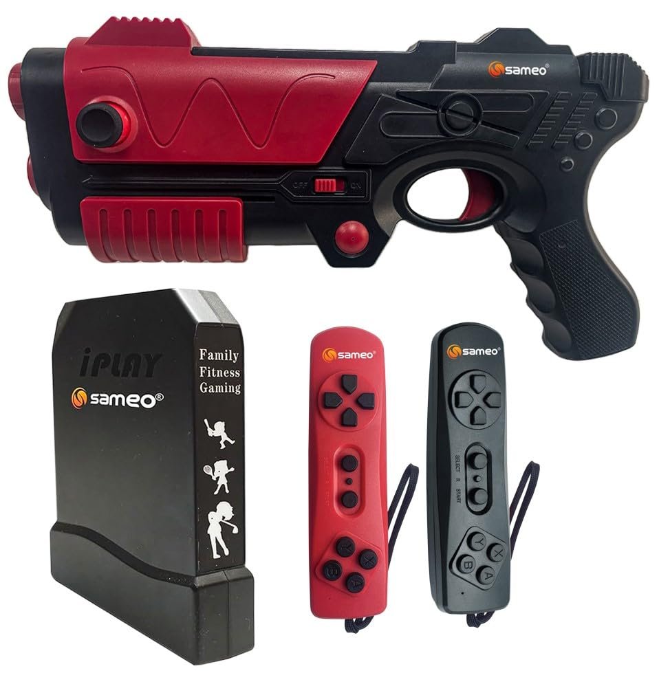 Buy Sameo Iplay+ 32 Bit Motion TV Video Game Console With All New Motion Gun With 1056 Built In Games 33 Motion Sports Games,34 Puzzle Games, 69 Casual Game, 20 Shooting Game, Multi Online at Low Prices in India - Anvit Toy Store