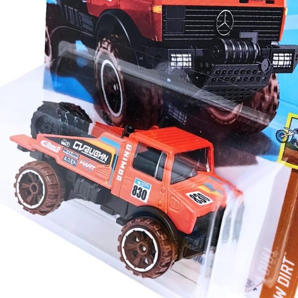 Hot Wheels Mercedes Benz Unimog 1300L Truck Toy Ages 3 and Up by Small CLAP (Orange)  Anvit Toy Store: Toys & Games - Image 2