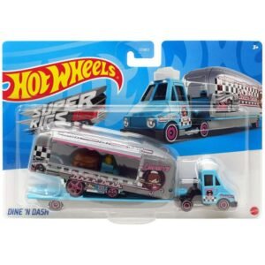 Buy Hot Wheels Dine N Dash Super Rigs, Transporter Vehicle with 1 164 Scale Car 3+ Years Age Online at Low Prices in India - Anvit Toy Store