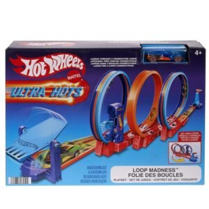 Buy Hot Wheels Ultra Hots Loop Madness Track Set with 3 Loops and 1 Hot Wheels Car Online at Low Prices in India - Anvit Toy Store