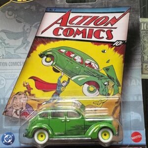 Hot Wheels Premium Pop Culture DC Action Comics #1 Action Sedan, Metal Diecast Car, Green  Anvit Toy Store: Toys & Games