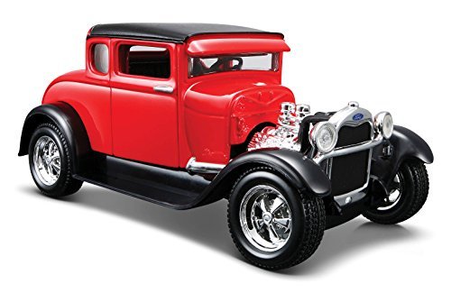 1929 Ford Model A Red 124 Diecast Model Car : Anvit Toy Store: Toys & Games