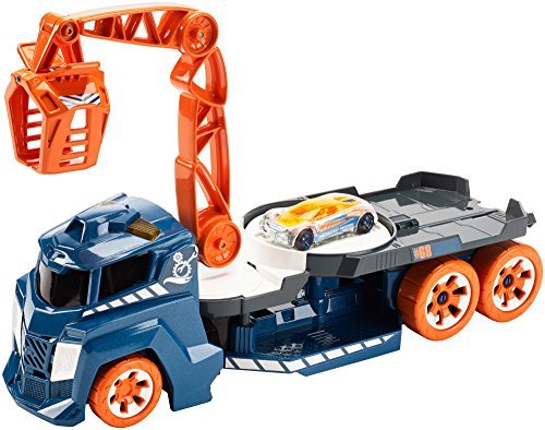 Hot Wheels Spinning Sound Crane Vehicle, Multi Color (DJC70) Anvit Toy Store: Toys & Games