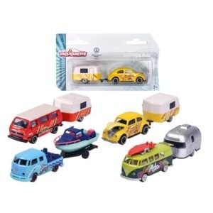 Majorette Volkswagen The Originals Trailer 1 Piece (Random Selection from 4 Assortments) Toy for Kids 3+ Years. Anvit Toy Store: Toys & Games