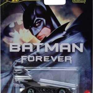 Hot Wheels Premium Pop Culture Batman Forever Batmobile, Die-Cast Metal Collectible Car, Real Riders Anvit Toy Store: Toys & Games